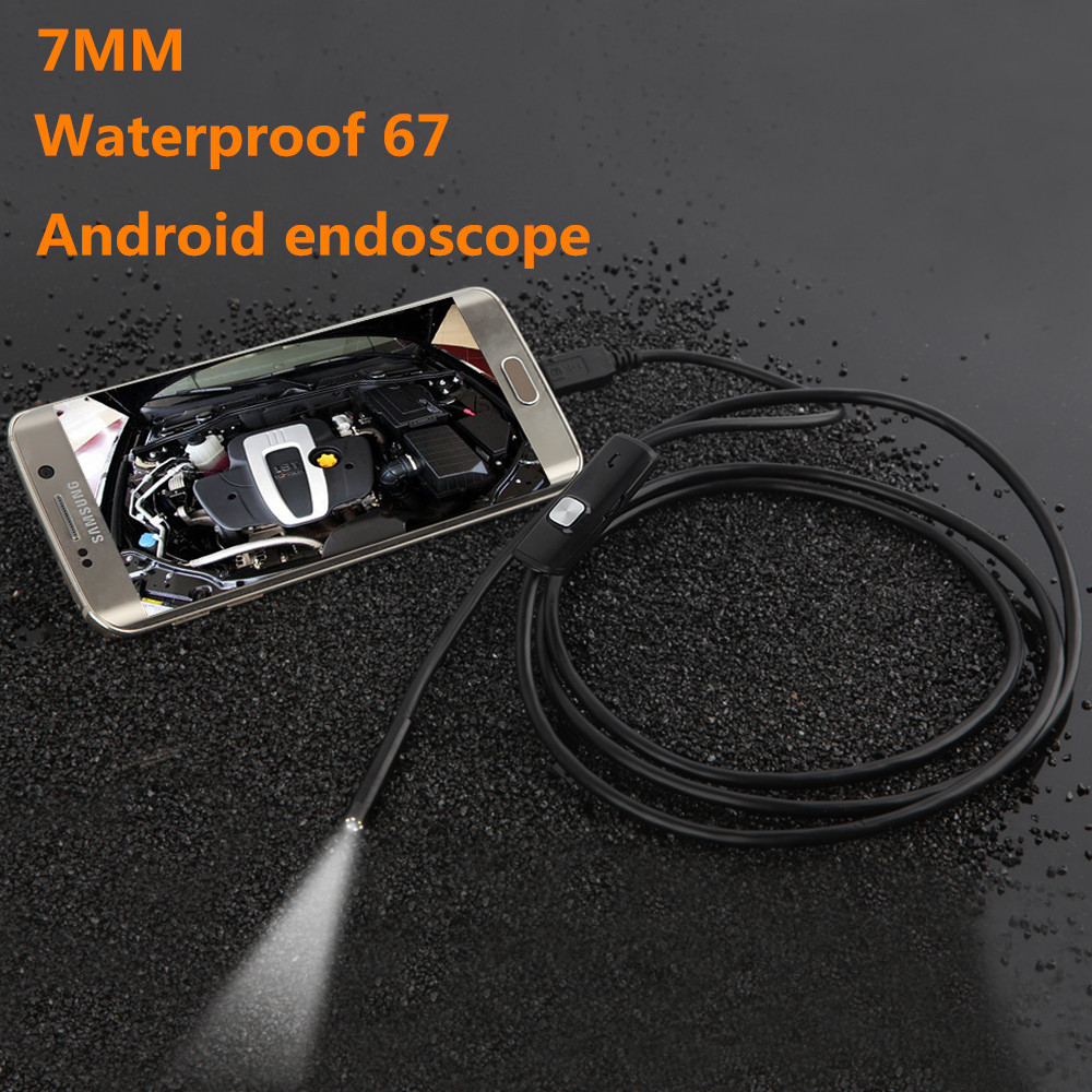 ȵ̵ usb ð 6 led 7mm   ˻ borescope Ʃ ī޶ 1 m/1.5 m/2 m/3.5 m/5 m ̺